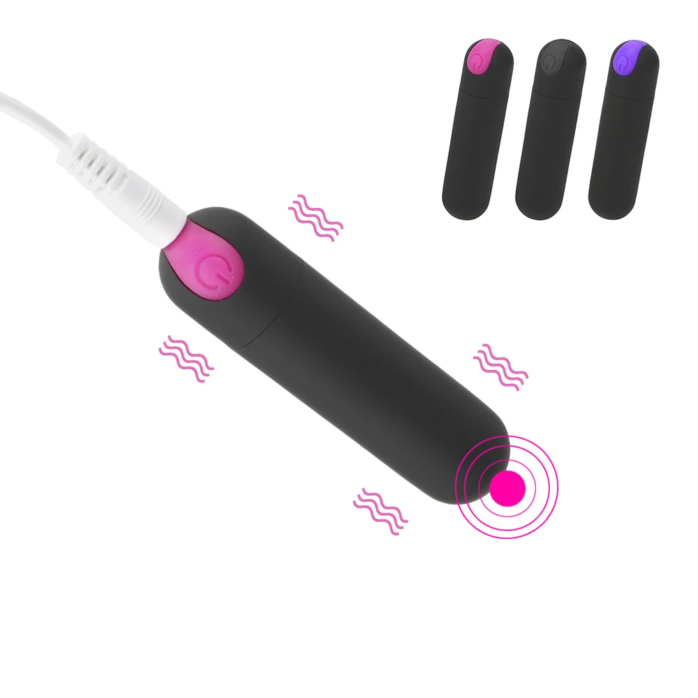 Sex Toys for Women G-spot Massager Mini Bullet Vibrator USB Rechargeable 10 Speed Strong Vibration Powerful Finger Design