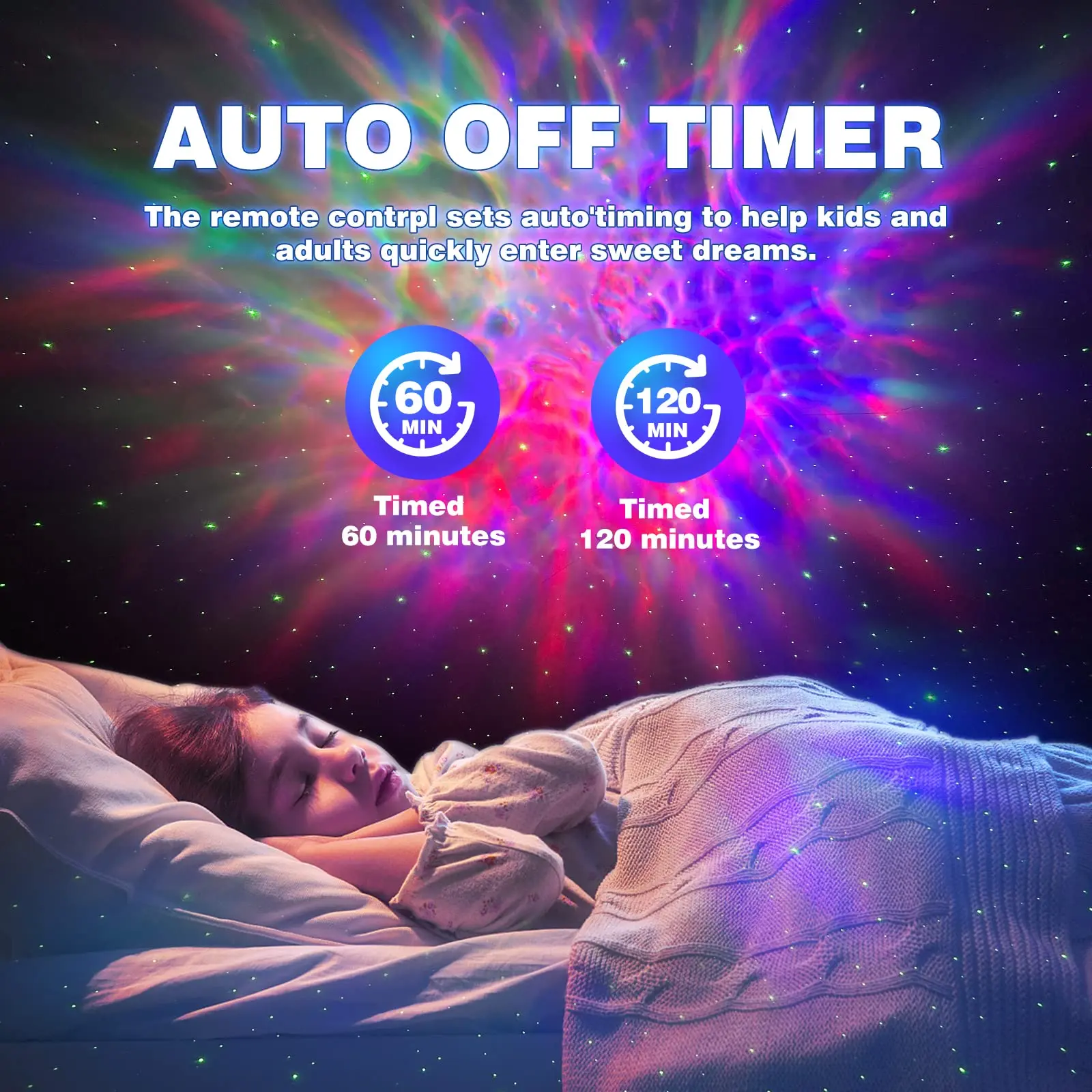 Veilleuse projecteur galaxie astronaute, lampe LED nébuleuse ciel étoilé pour chambre à coucher, télécommande et minuterie automatique, cadeau idéal