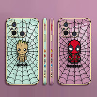 Cover Smooth E-TPU Phone Case For Redmi A1 7 7A 8 8A 9 9A 9C 10 10C 12 12C 13C K20 GAMING PRO 5G Case Marvel's Deadpool Groot