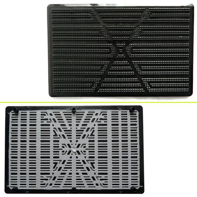 4X Universal Car Floor Mat Pad Heel Foot Carpet Pedal Patch Cover Anti-Skid Pedal Mat - 25X16cm