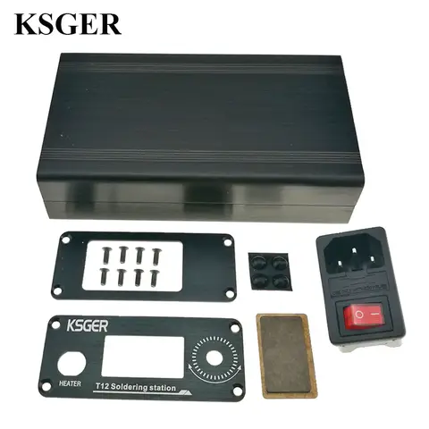KSGER STM32 OLED T12 Digital Electric Soldering Station Controller For Hakko T12 Soldering Iron Tips