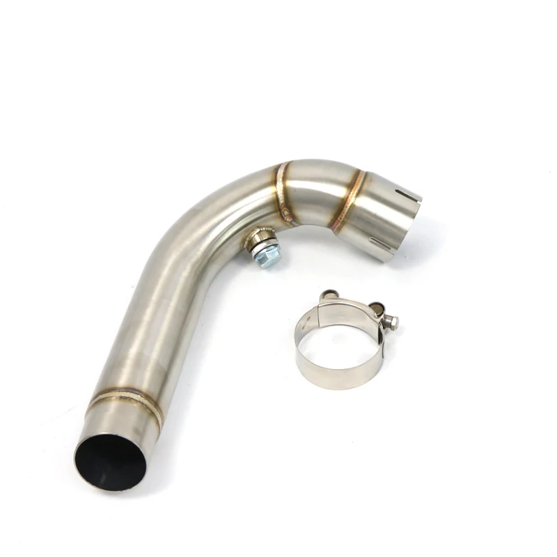 Motorcycle Exhaust System Escape Moto Modified Middle Link Pipe Tube Slip On For CBR600RR 2008-2016 Years