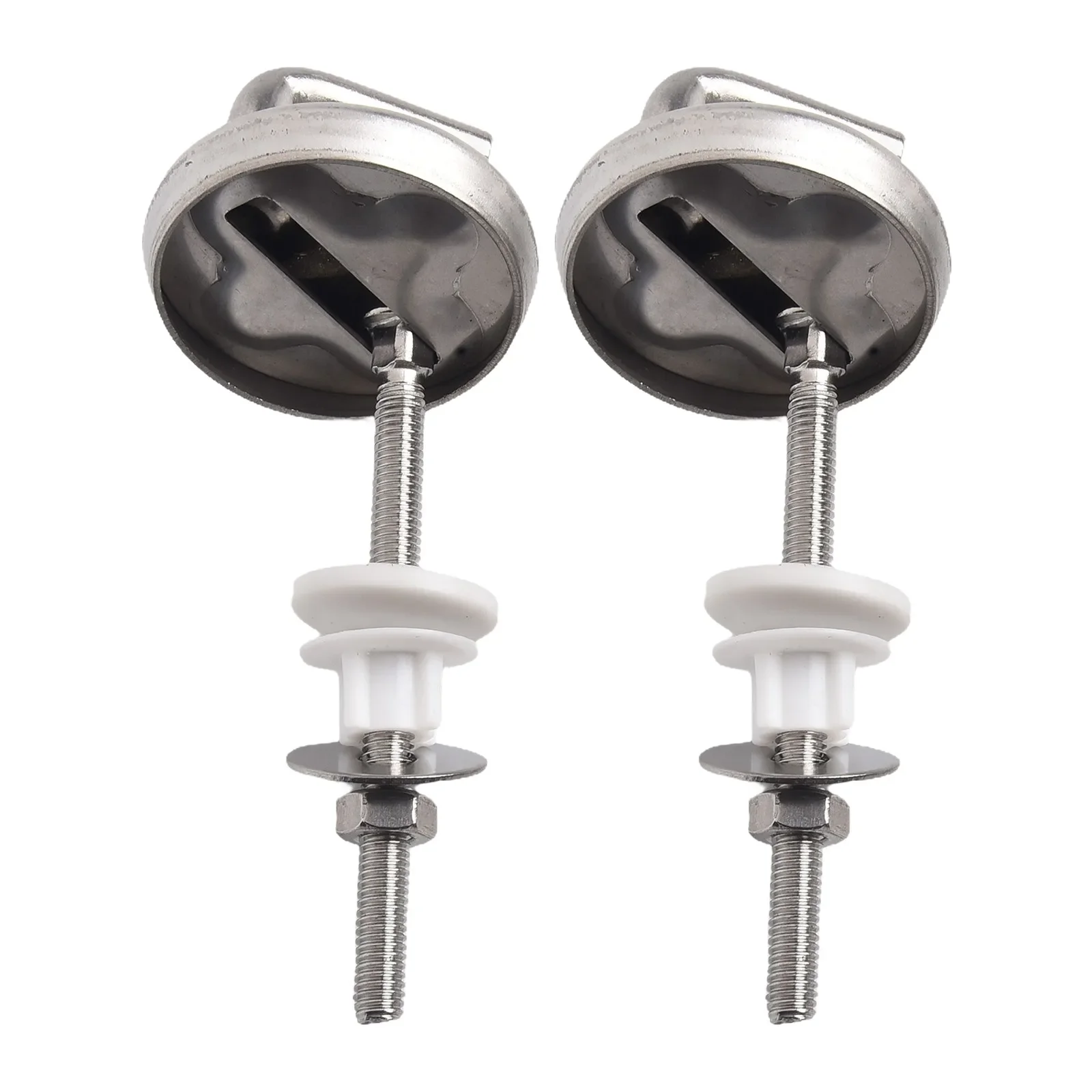 Application Stainless Steel Toilet Seat Hinge White Washers Application Mounting Accessory Simple And Easy Installation