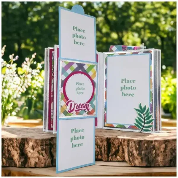 2023 Photo Peekaboo Small Album Bohemian Days Collection Cutting Dies Scrapbooking Accessories Frame Card Craft