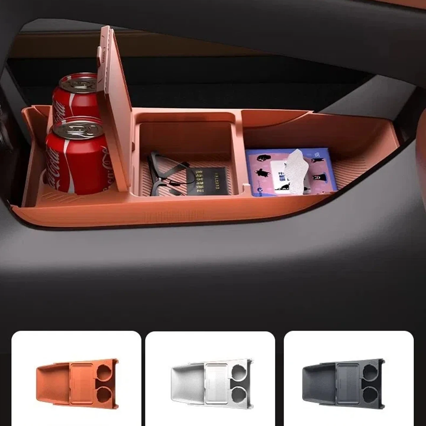 For 2024 Geely Galaxy E5 Lower Center Console Storage Box Anti-Rattle Shockproof car accessories Dustproof Easy to Clean