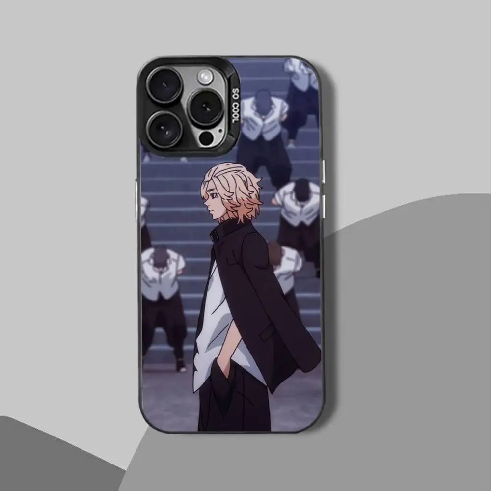 Coque de téléphone Anime Tokyo r-revengers-es pour iPhone 15,17,12,14,13,16,11,Mini,Max,Air,Plus,Pro,E, housse de protection noire