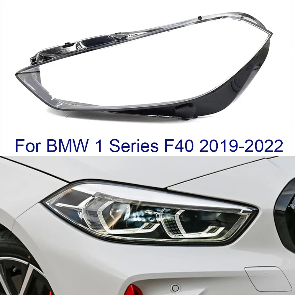 

For BMW 1 Series Hatchback F40 2019 2020 2021 2022 Headlight Lens Cover Car Transparent Lampshade Headlamp Glass Lamp Shell