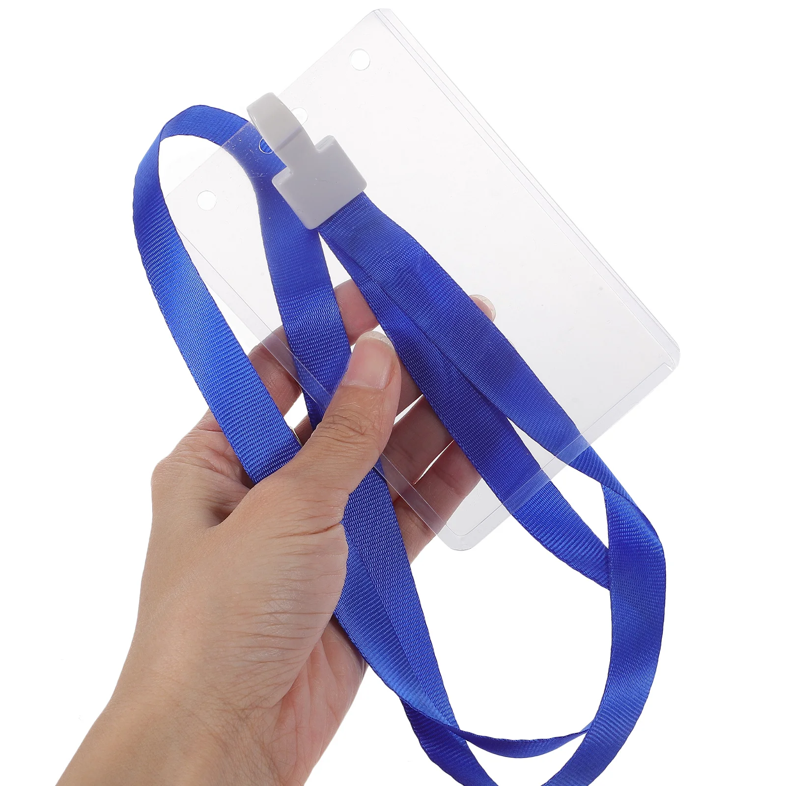 10 قطعة حامل شارة واضحة كم حامي بطاقة الهوية العمودية للموظفين الممرضات الأطباء الطلاب شارة اسم العمل وبطاقات الألعاب #5