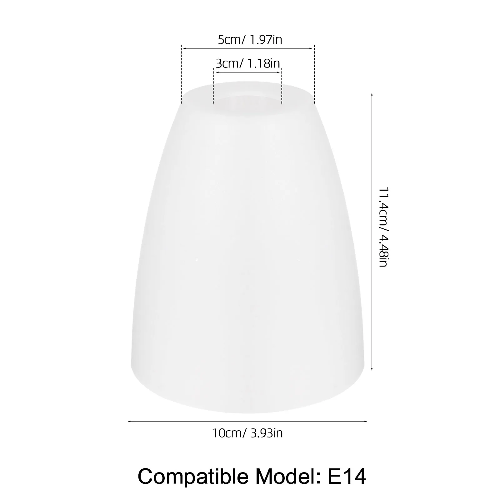 2Pcs Plastic Lamp Covers Replacement Lampshades Small Size 30Mm Hole Diameter Easy Install Protective Shade for Desk Floor Lamps