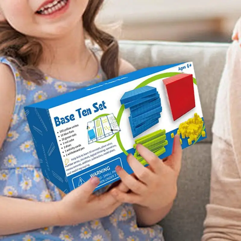 Manipuladores de matemáticas educativos, juguetes de matemáticas, bloques manipuladores, bloques de conteo de aprendizaje preescolar, juguetes educativos para enseñar