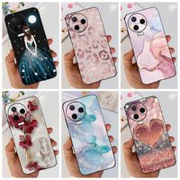 For Infinix Note 12 2023 Case X676C Soft Silicone Marble Flower TPU Back Cover For Infinix Note 12 Pro 4G Note12 2023 Phone Case