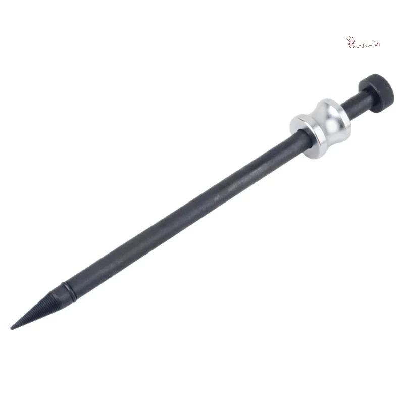 

[X6O] 1Pcs Injector Seal Puller Fuel Injector Copper Washer Removal Tool Steel Cone Thread Tip With Slide Hammer Tool