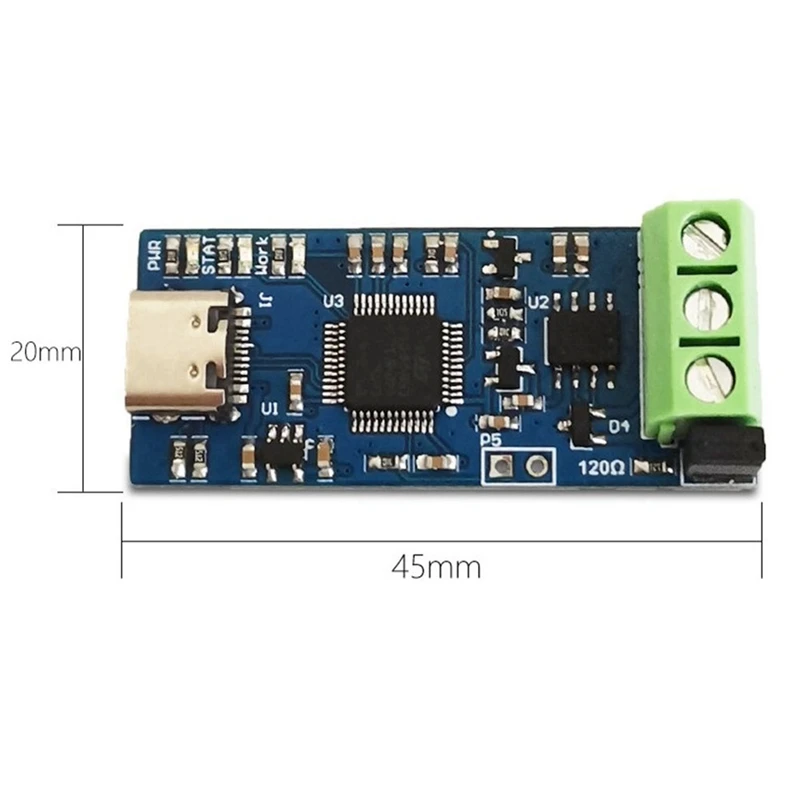 USB To CAN Module Support CAN Portable CAN Bus Analyzer V2.0 Version Analyzer Module