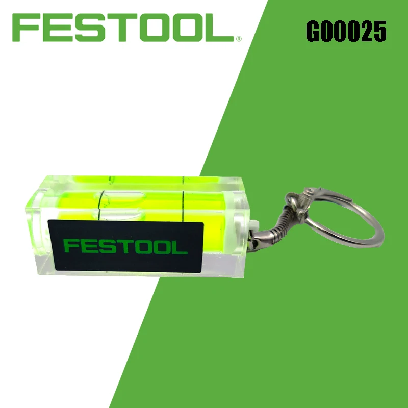 FESTOOL G00025 Mini Spirit Level Audiophile Small Compact Boutique Portable Keychain Pendant