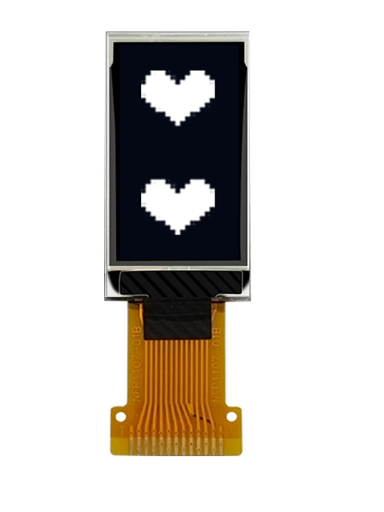0,96-дюймовый OLED-дисплей 64*128 64X128 SH1107 SPI Последовательный IIC I2C 13P Порт Vmate Vapor Storm Mode 3,3 В Белый QT1107P01A