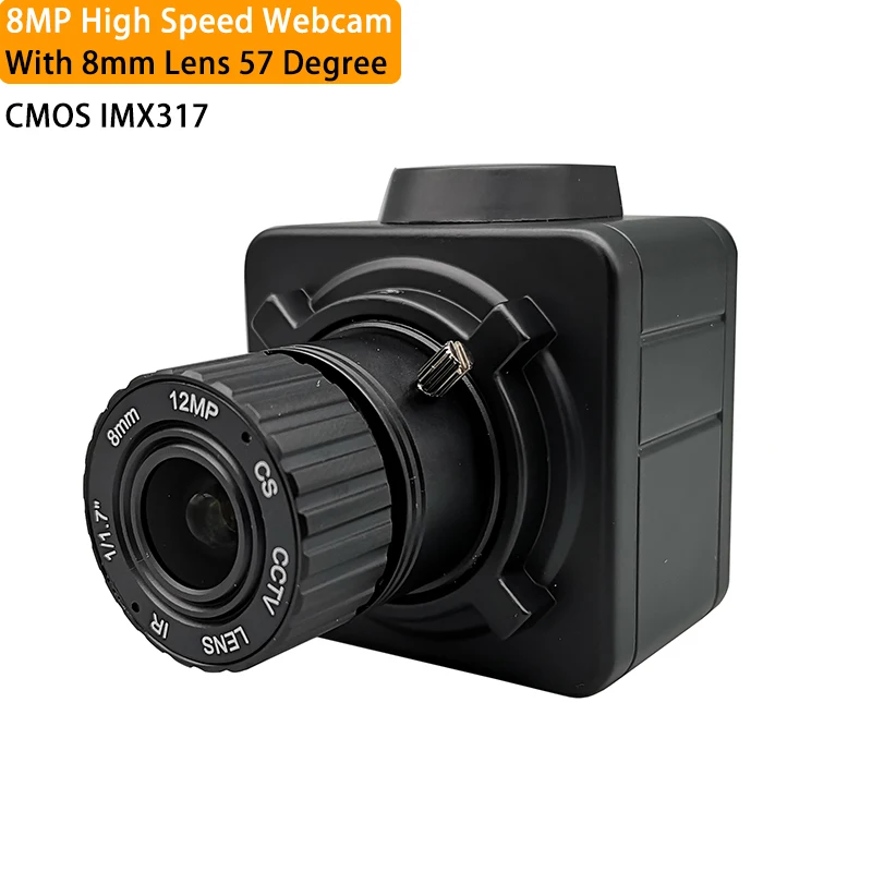 

8MP 4K Autofocus CCTV Camera CMOS IMX317 With 8mm Lens 57 Degree High Resolution For Creality Falcon 2, Xtool, and Lightburn