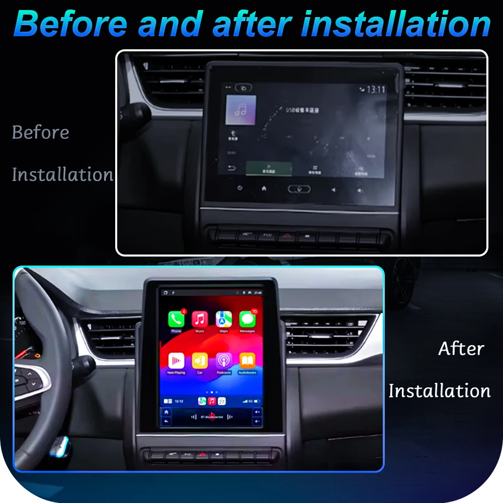 Android Auto Car Radio Carplay Navigation GPS For Renault Clio5 CLIO 5 2019 - 2021 Stereo Screen Bluetooth Multimedia Player 5G