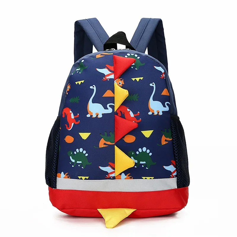 3-6Y Children Cute Cartoon Dinosaur School Bags Anti-lost Backpacks Toddler Rucksack Kindergarten Schoolbag