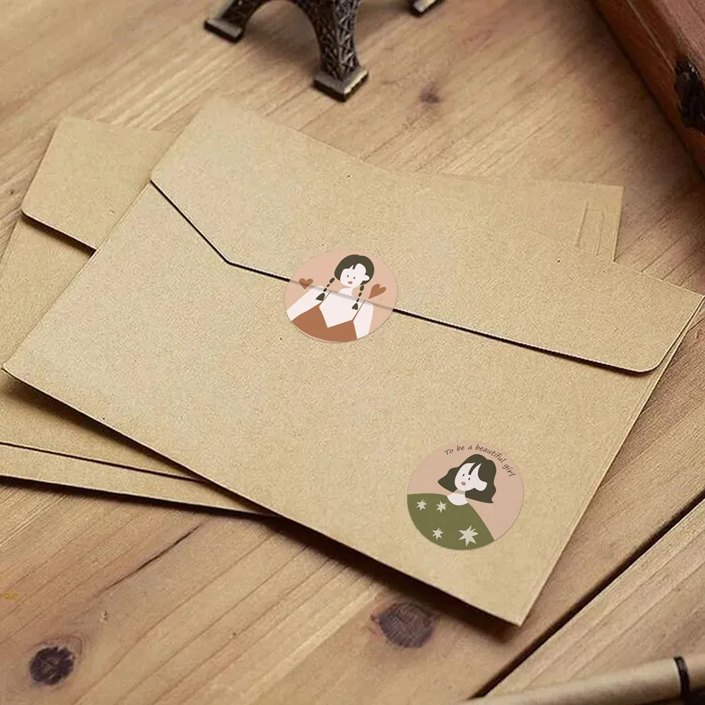 100-500 stücke Cartoon Tier Aufkleber Label Danke Nette Spielzeug Spiel Aufkleber für Kinder DIY Geschenk Abdichtung Label dekoration Liefert