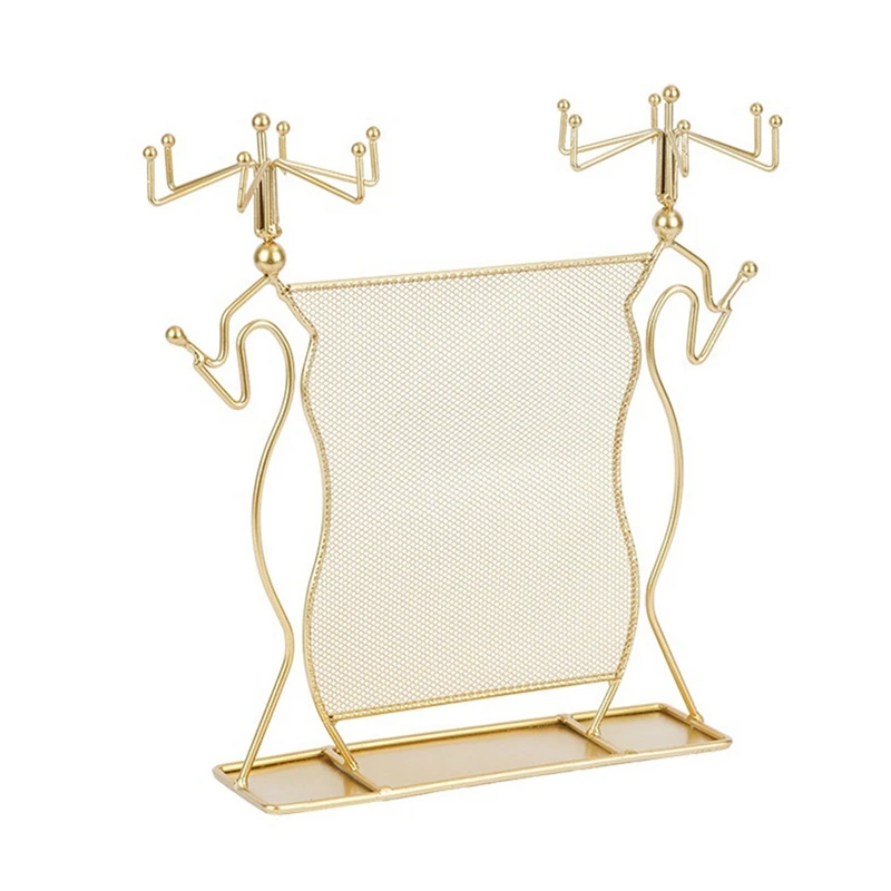 Rotating Jewelry Rack Grid Earrings Storage Rack Ring Bracelet Necklace Display Stand, Durable Fine Workmanship