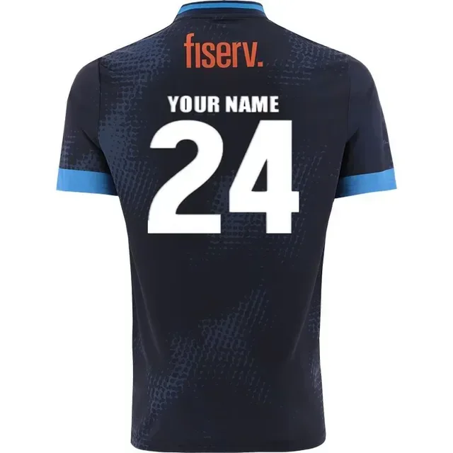 2024 سترة تدريب Tipperary GAA للرجال من قميص الرجبي الحجم: S-3XL (اسم ورقم الطباعة)