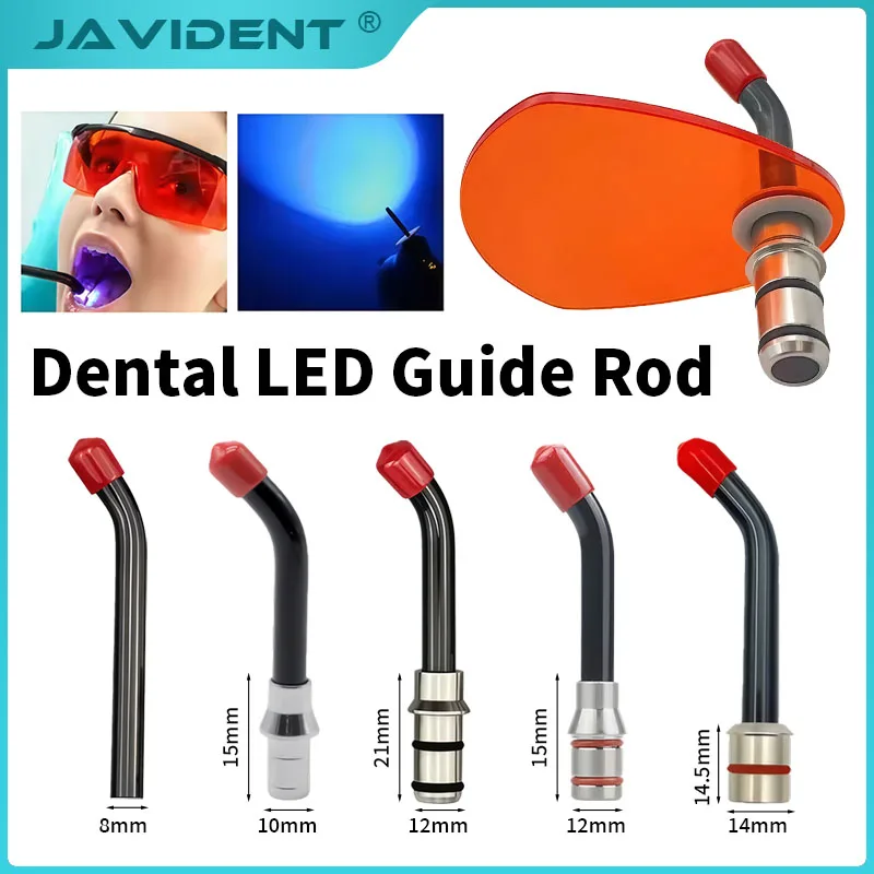 1Pcs Dental LED Fiber Optic Rod Glass Lamp Head Accessories Light-Curing Light Guide Rod Teeth Whitening Tool Consumables