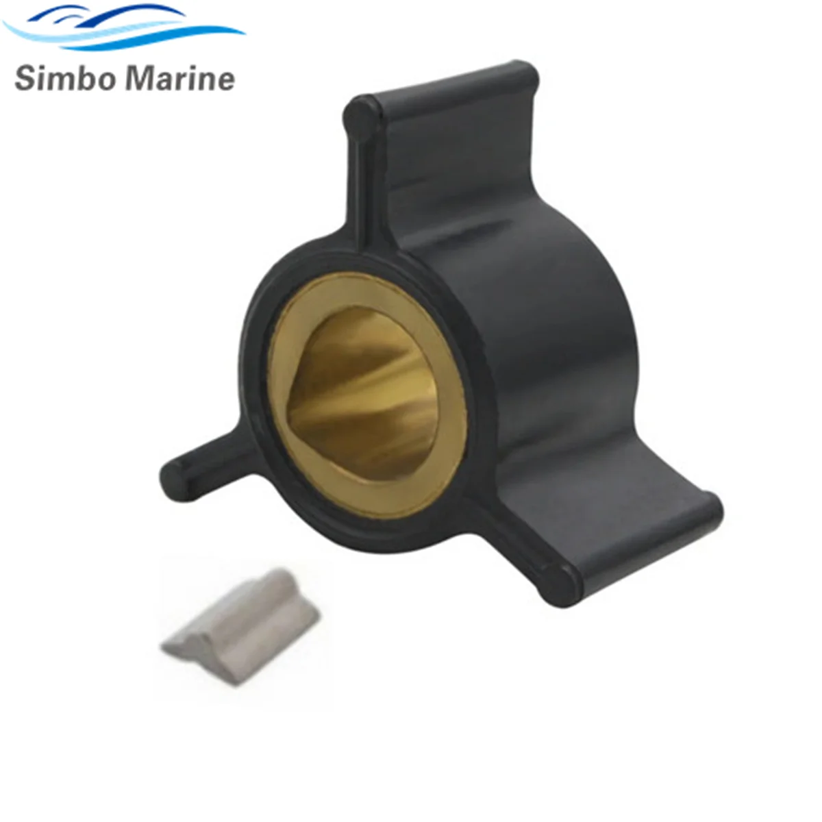 Water Pump Impeller With Key for Johnson Evinrude 2-stroke 433935 2.5 3.5 4 HP 433935 433915 396852 767407