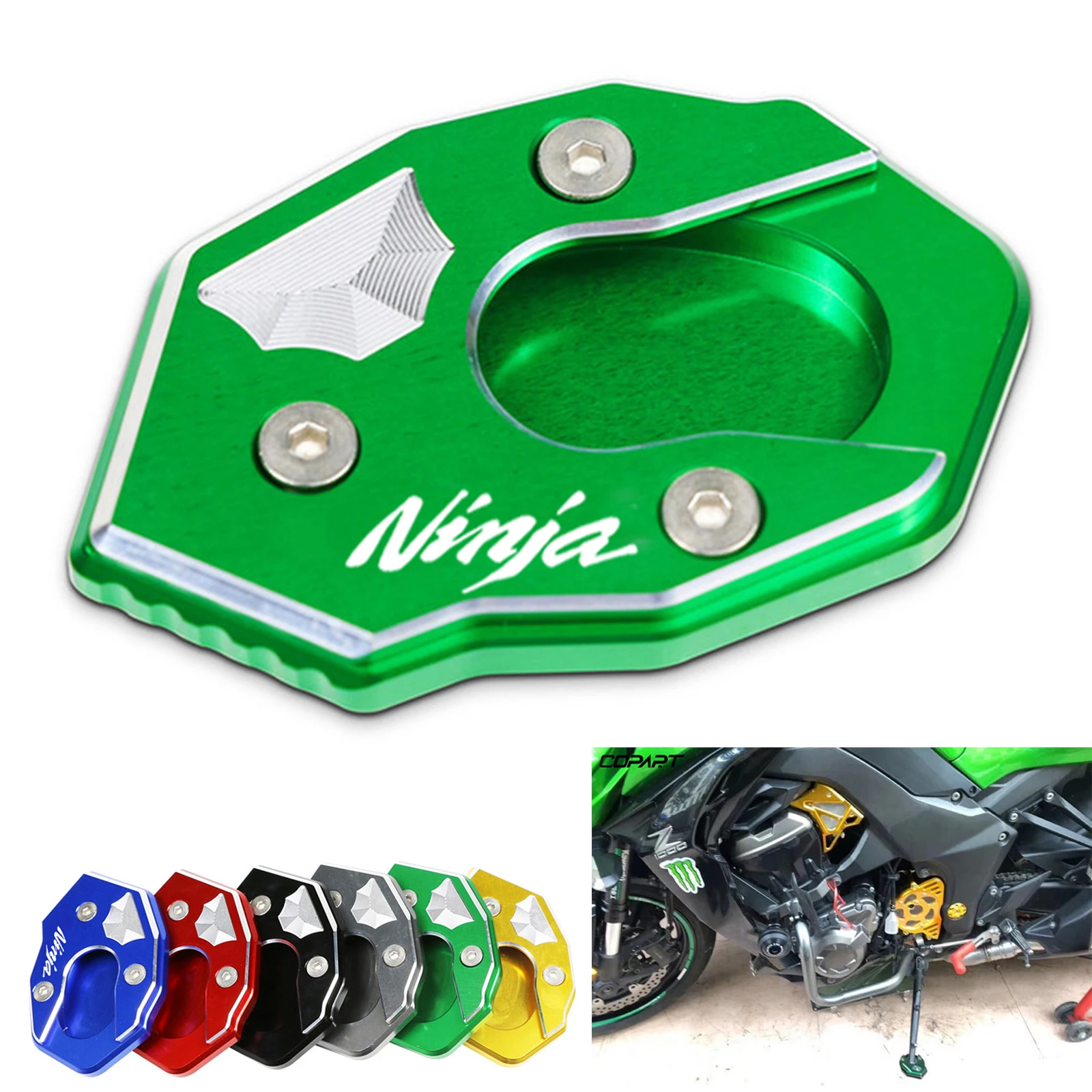 

Для KAWASAKI ZX6R ZX10R Z1000/SX Z800 Z900 RS Z650 750 NINJA1000 650R ER6N 6F подставка для мотоцикла, увеличитель, удлинитель, пластина