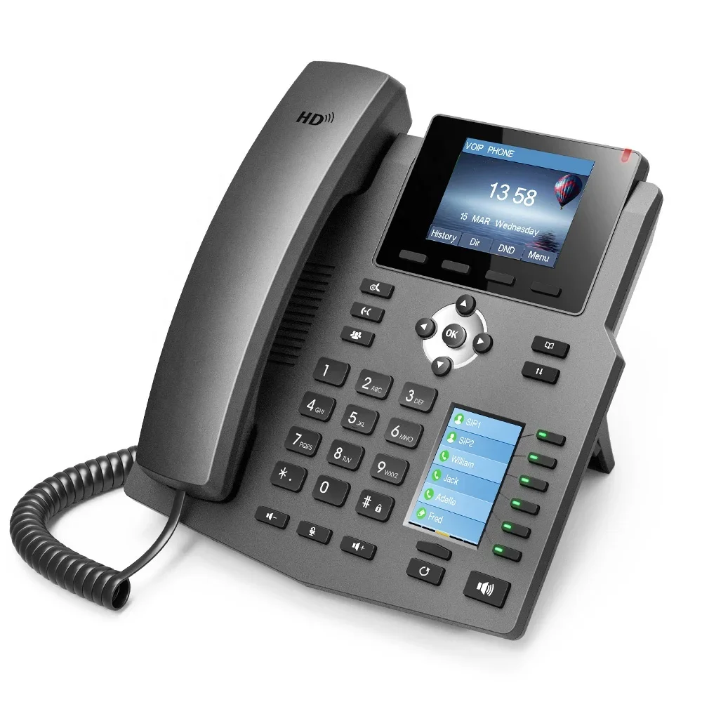 Top selling High-functionaligy equipped Fanvil X4/X4G Enterprise IP Phone, Voip phone