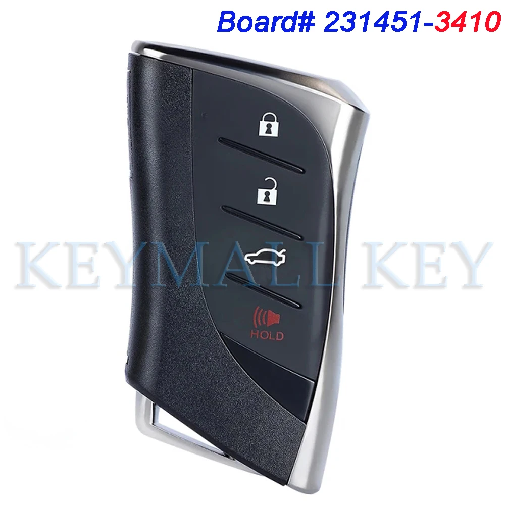 

KEYECU 231451-3410 for Lexus ES250 ES350 2020 2021 2022 Smart Keyless Remote Key Fob HYQ14FBZ 314.3MHz 8990H-06020