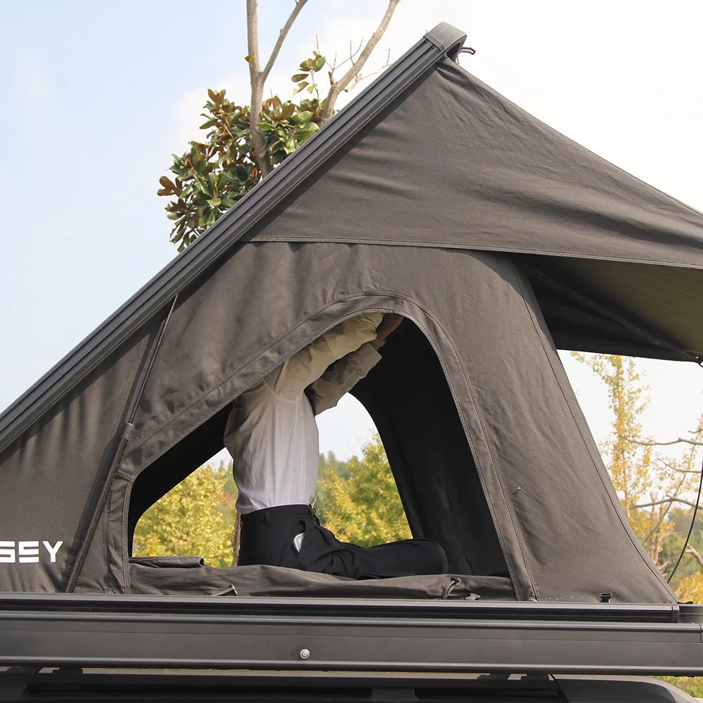 

UTV&ATVHigh Quality Straight Hydraulic Pressure Pop up Camping 2 Person Automatic Suv Truck Rooftop Tents Hard Cover Car Roof Te