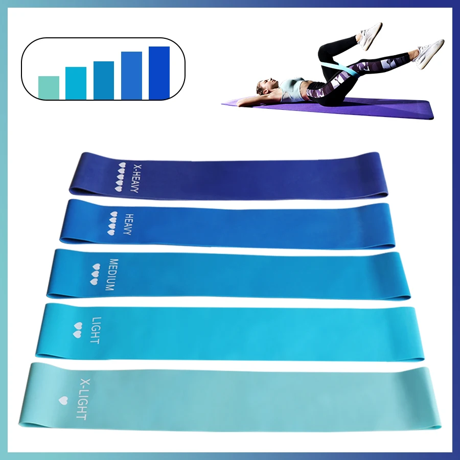 Stretching Exercises Resistance Band Training Fitness Gel Bands Stretch Bands for Booty Fit Simplify Resistance Loop Equipment