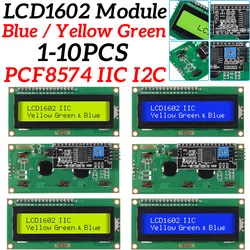 LCD1602 1602 LCD Module Blue / Yellow Green Screen 16x2 Character LCD Display PCF8574T PCF8574 IIC I2C Interface 5V for arduino