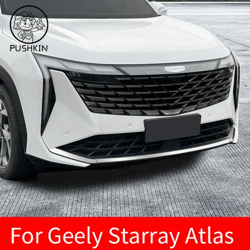 Para Geely Starray Atlas Boyue L 2024 2025 puerta lateral de coche embellecedor de carrocería puerta trasera maletero raya decoración de puerta trasera accesorios cromados