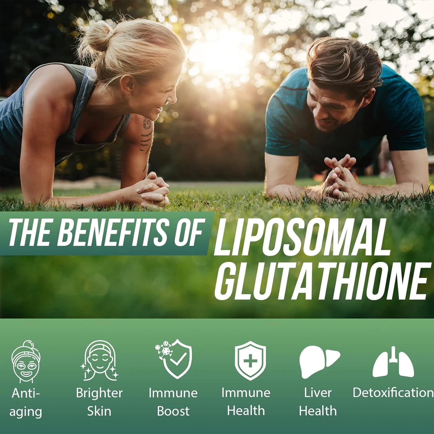 Liposomal Glutathione 2000 MG,Glutathione Supplement with Hyaluronic Acid + Collagen Peptide + Resveratrol, Powerful Antioxidant