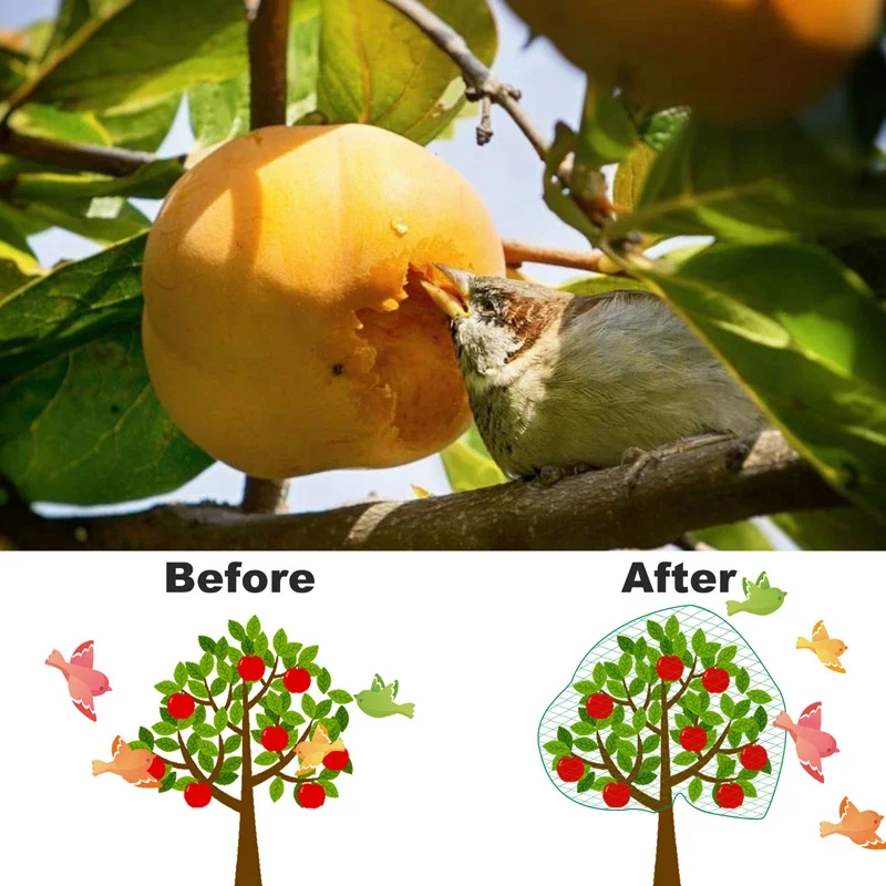 Bird net, garden woven net, Vegetable garden protected plant, fruit, flower,tree,stretchable,durable,animal Raising chickens