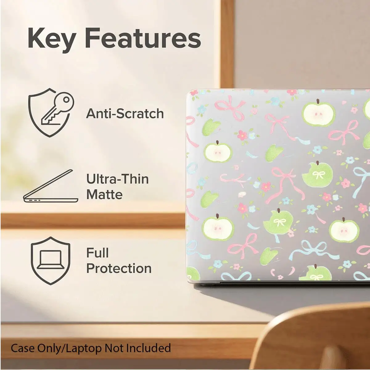 Case for MacBook,compatible with 13 Neo/13.3 Air/13.3 Pro/13.6Air/14.2 Pro/15Air/16.366Pro