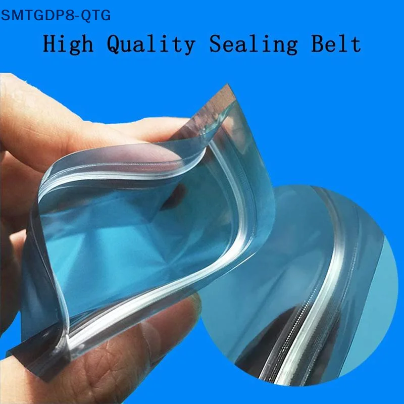 *100pcs Anti Static Shielding Zip Lock Bag Resealable ESD Anti-static Instrument Chip Electronic Accessories Battery USB Pouches