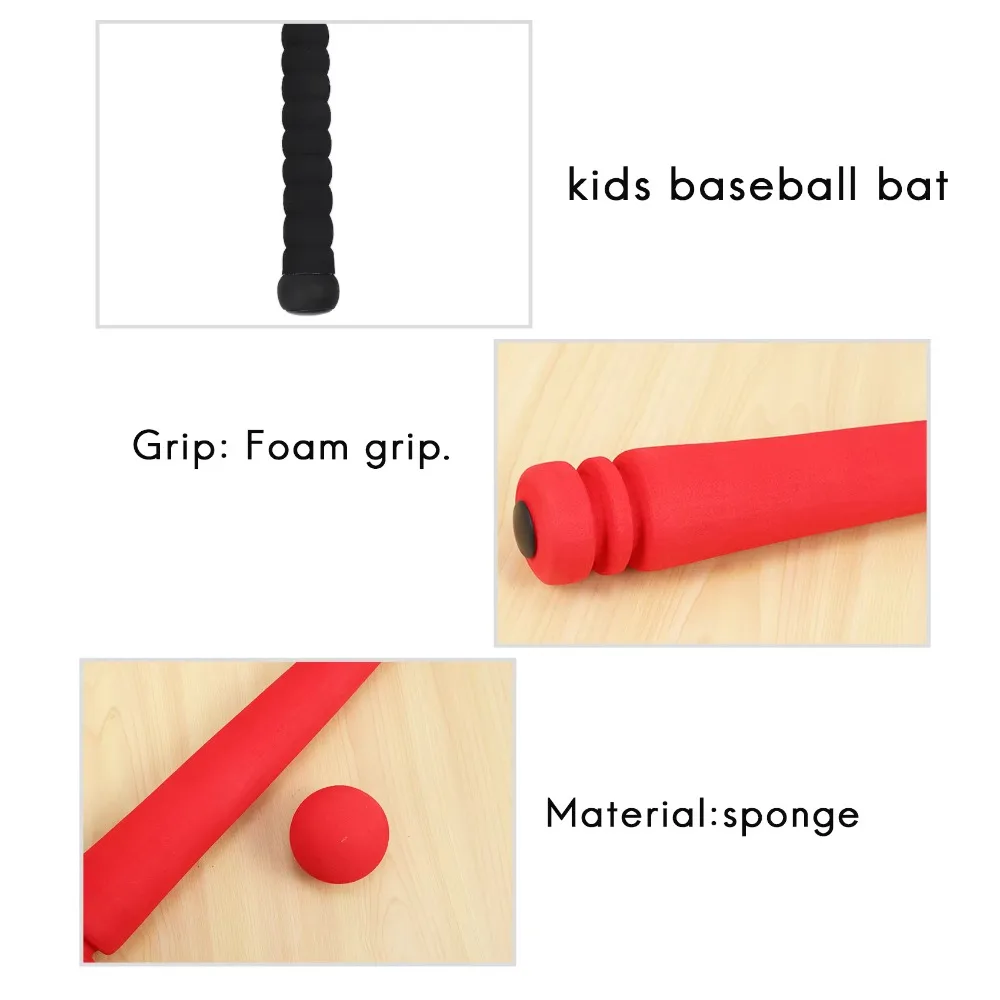 Ball Sponge Baseball Stick Lightweight Softball Training Accessory Baseball Sticks Safe Soft Foam Baseball Bat