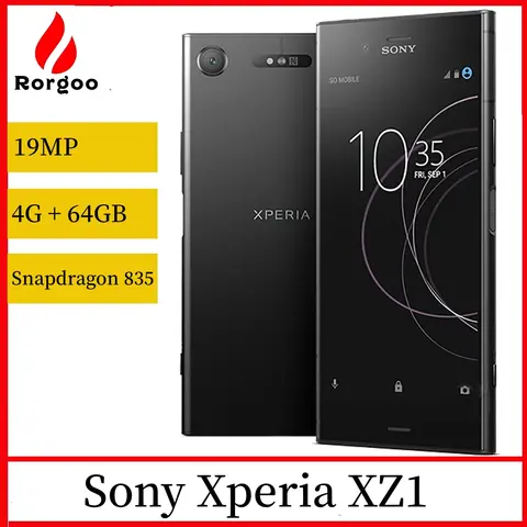 Sony Xperia XZ1 4G 64GB Black Mobile Phone