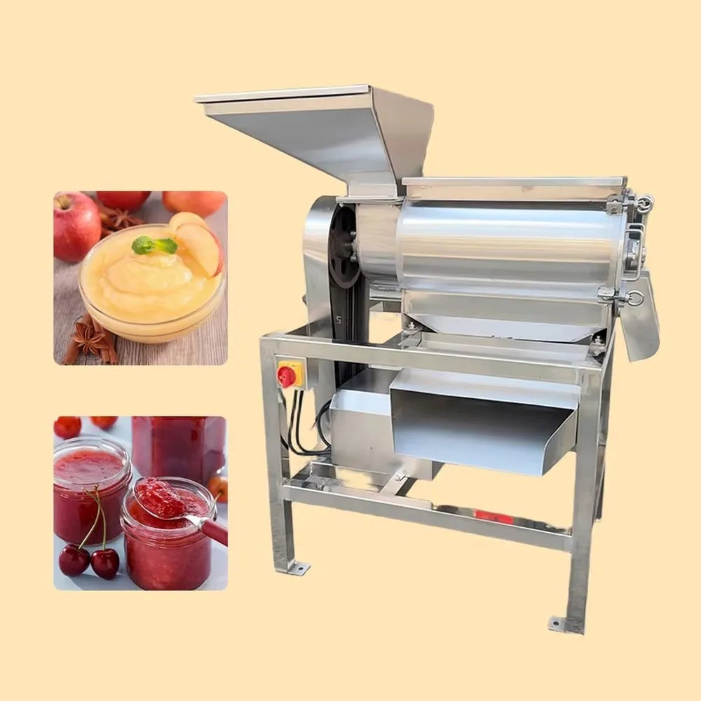 Commercial Mango Pulp Making Machine High Pressure Juice Refining Extractor Industrial Fruit Pulp Processor