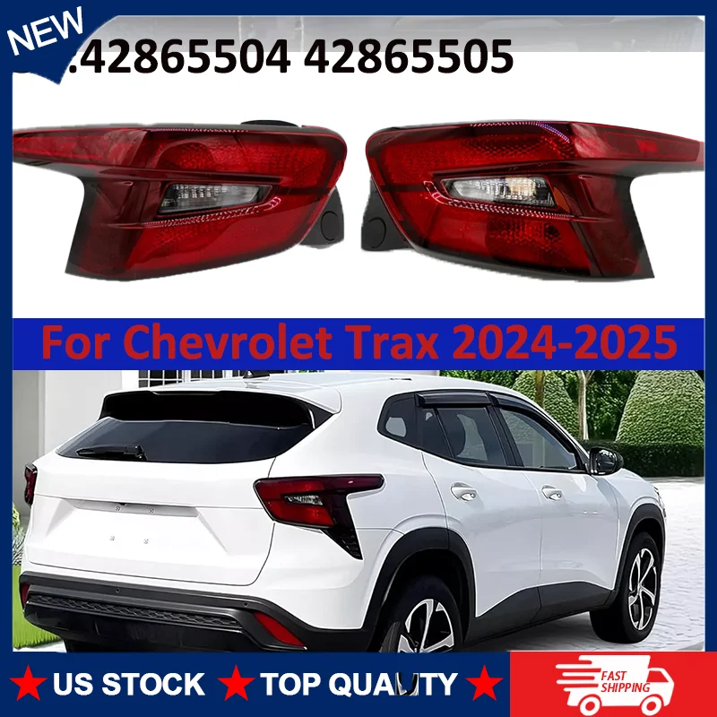 

For Chevrolet Trax 2024-2025 LED Tail Light Assembly Car LED Taillight Rear Brake Stop Lamp Turn Signal Indicator 42865505