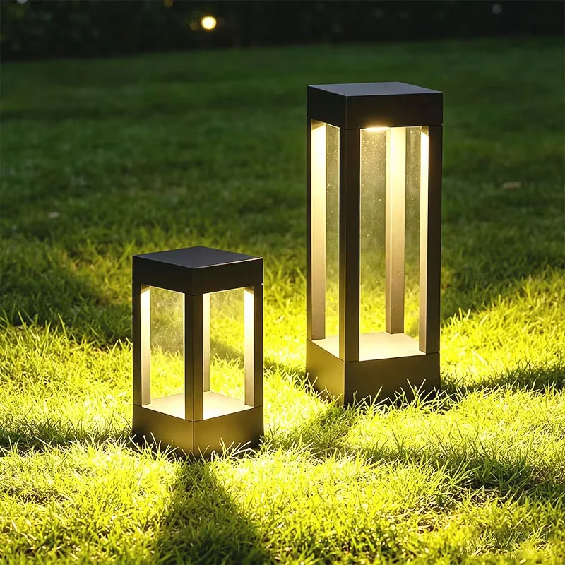 outdoor-waterproof-lawn-lamp-aluminum-column-lights-path-square-landscape-lawn-lights-garden-corridorsquare-pillar-lights