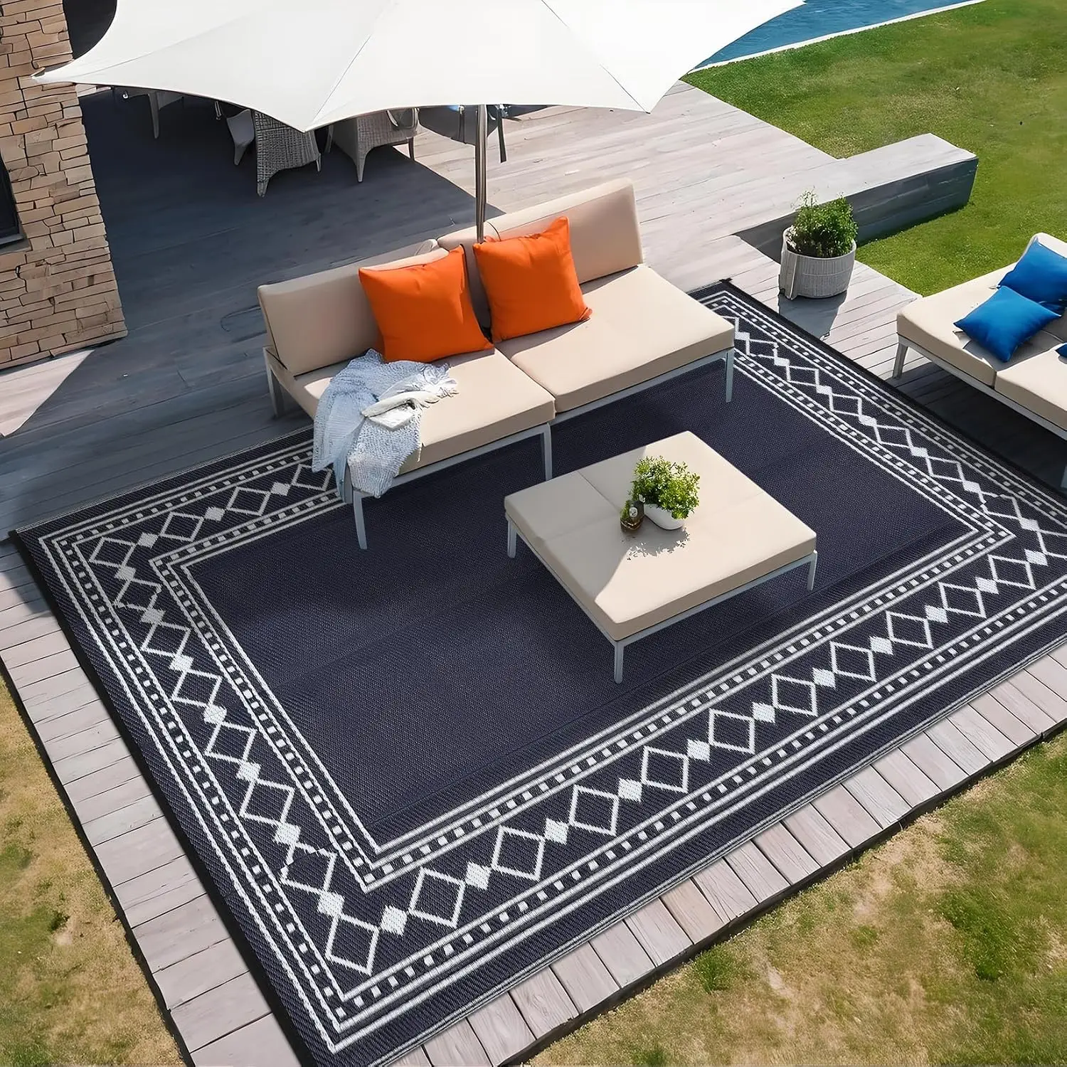Garvee 9x18/8X10FT Tappeto Imp - Outdoor Camping Rugs 9X18 recensione e prezzo