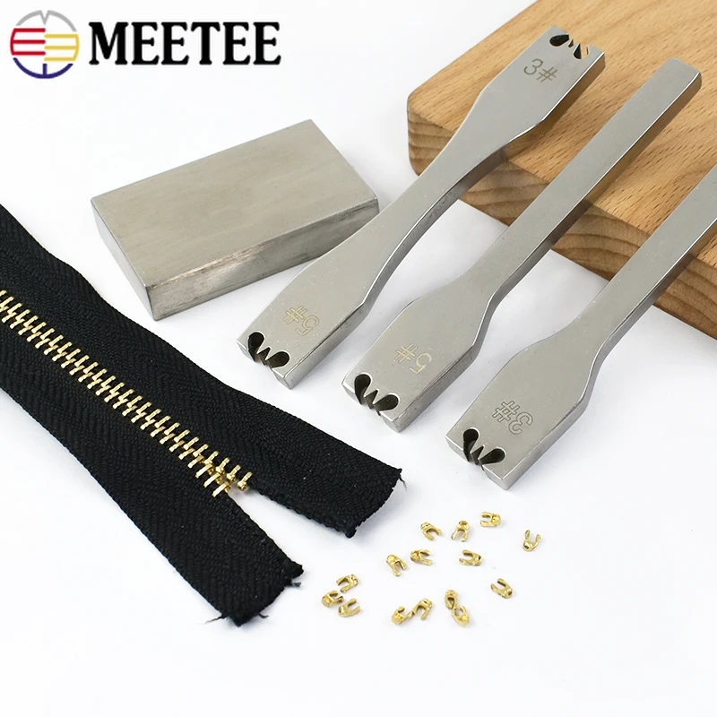 

1Pc 3#5# Stainless Steel Zipper Tooth Resin Zip Removal Tool Zips Modify Gear Remover Leather Repair Tools DIY Sewing Accessory