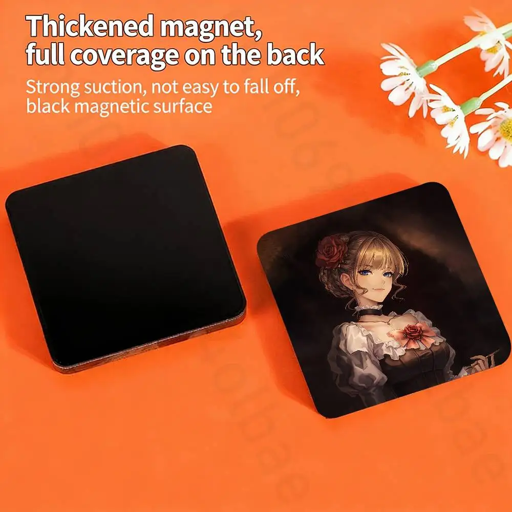 umineko no naku koro ni Fridge Magnet Personalized Magnetic Durable Plastic Square Picture Surface Fridge Magnets