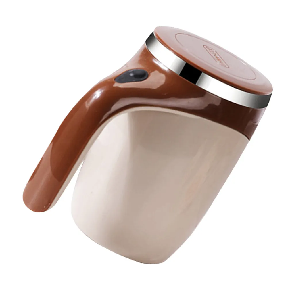 Automatic Stirring Coffee Mug Self Mixing Magnetic Stainless Steel Cup for Hot Chocolate Shake Lemonade Broth Milk
