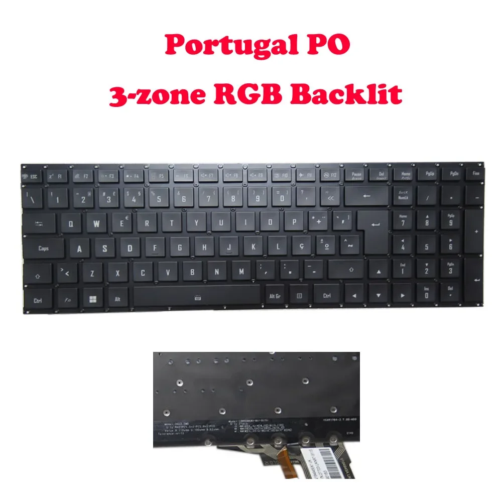 3-zone RGB Backlight For AORUS 5 7 Keyboard For Gigabyte V184945EK1 LA 27703-LANR7-S11S 202112220160 27703-PONR7-S11S LA PO