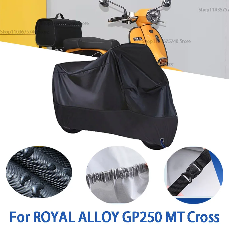 

Motorcycle Full Covers For ROYAL ALLOY GP250 MT Cross Car Outdoors Sun Protection Dust No Ear Thickened Oxford Clothcover