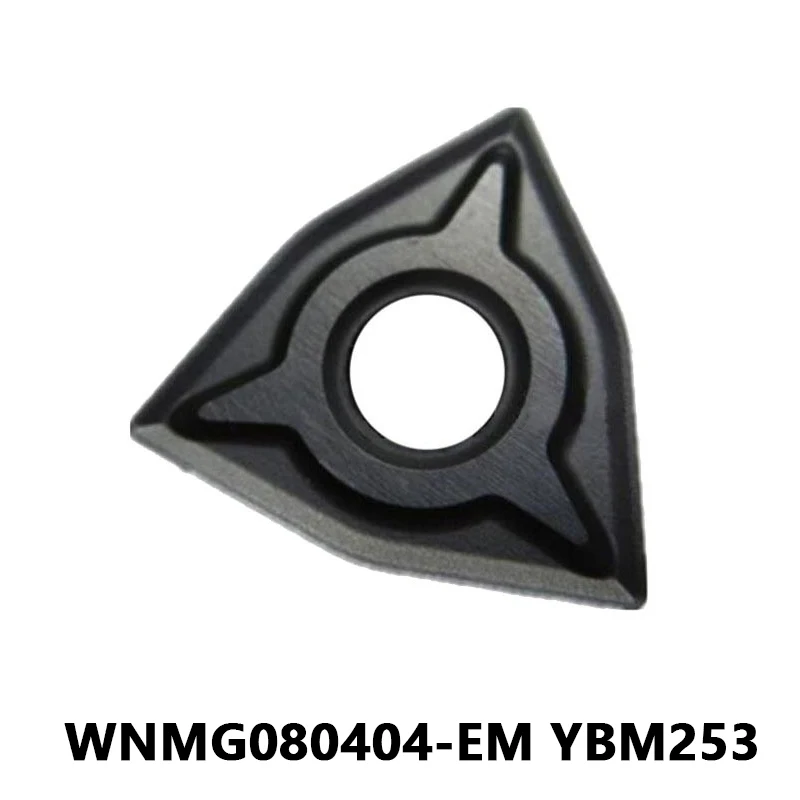 

Turning Inserts WNMG080404-EM YBM253 WNMG 080404 EM Carbide CNC Lathe Tool Inserts for Stainless Peach Shaped Mechanical Tools